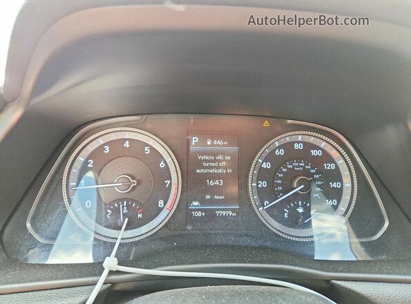 KMHL64JAXPA271836 2023 HYUNDAI SONATA Black Instrument cluster view