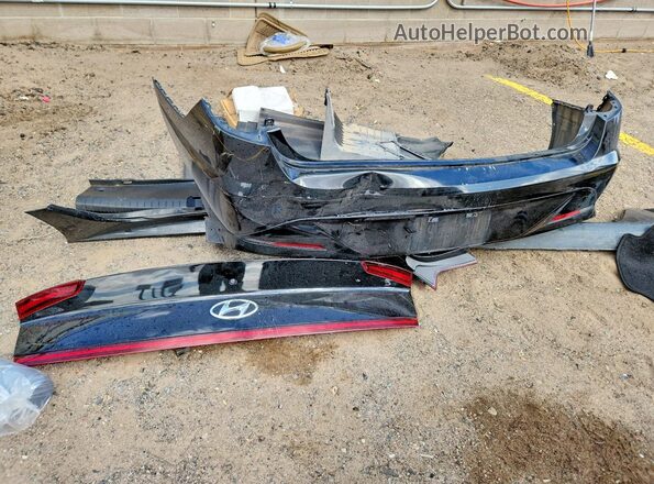 KMHL64JAXPA271836 2023 HYUNDAI SONATA Black Engine compartment view