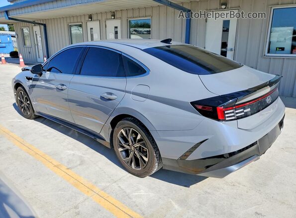 KMHL64JAXRA354203 2024 HYUNDAI SONATA Gray Trasero izquierdo