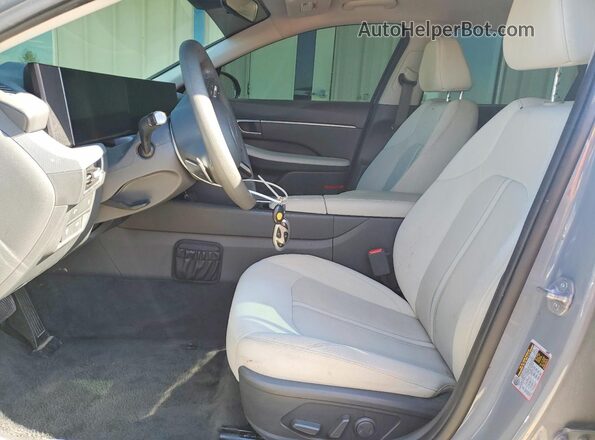 KMHL64JAXRA354203 2024 HYUNDAI SONATA Gray Vista interior delantera