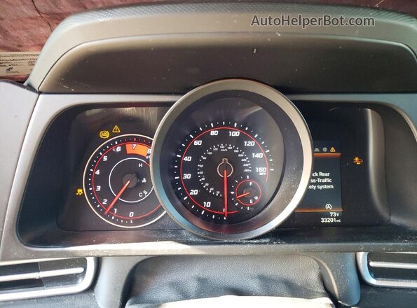 KMHLL4AG2MU179661 2021 HYUNDAI ELANTRA Синий Вид щитка приборов