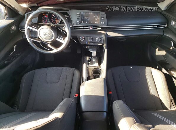 KMHLL4AG2MU179661 2021 HYUNDAI ELANTRA Синий Вид панели приборов