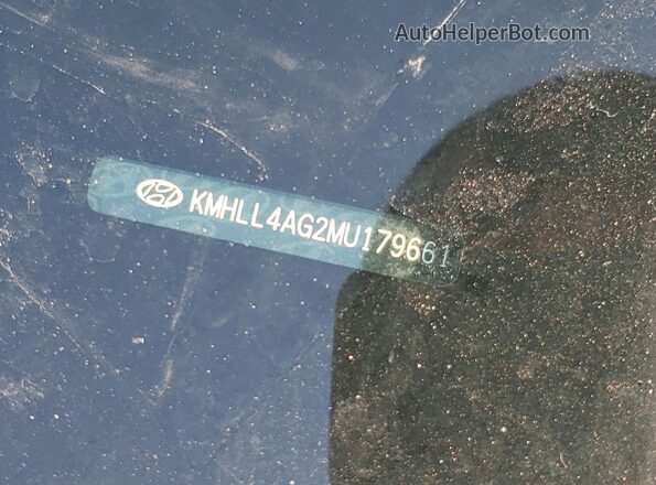 KMHLL4AG2MU179661 2021 HYUNDAI ELANTRA Синий Вид подкапотного пространства