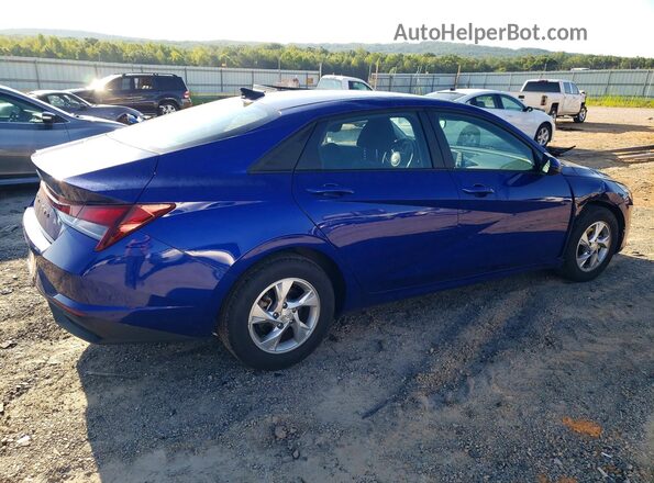 KMHLL4AG2MU179661 2021 HYUNDAI ELANTRA Синий Задняя правая четверть