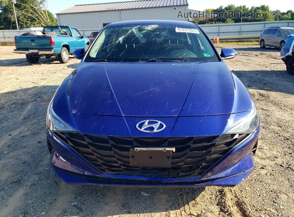 KMHLL4AG2MU179661 2021 HYUNDAI ELANTRA Синий Вид спереди