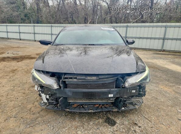 KMHLL4AG3PU556177 2023 HYUNDAI ELANTRA Black Դիմացի տեսք