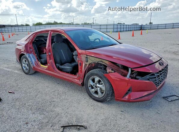 KMHLL4AG4PU475883 2023 HYUNDAI ELANTRA Red Передня права чверть