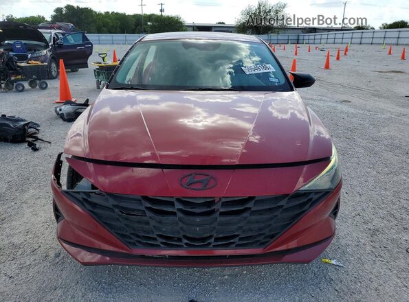 KMHLL4AG4PU475883 2023 HYUNDAI ELANTRA Red Вид спереду