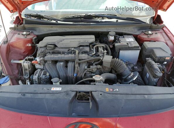 KMHLL4AG4PU475883 2023 HYUNDAI ELANTRA Red Вид задньої частини салону