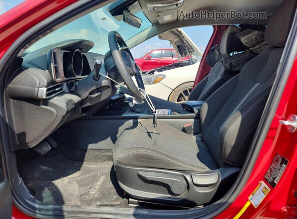 KMHLL4AG4PU475883 2023 HYUNDAI ELANTRA Red Вид салону спереду