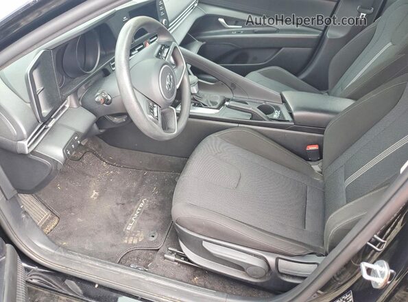 KMHLL4AG7PU539060 2023 HYUNDAI ELANTRA Black წინა სალონის ხედი