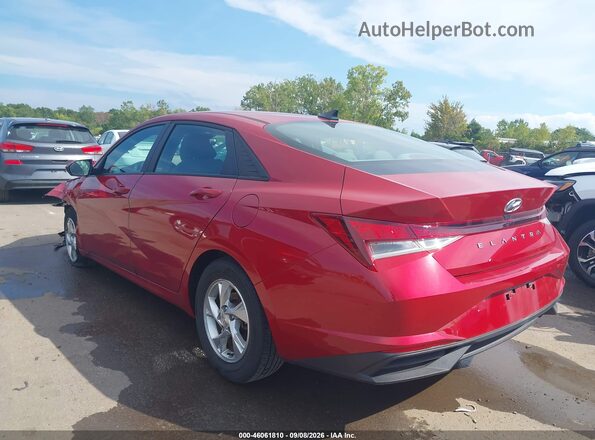KMHLL4AG8MU162363 2021 HYUNDAI ELANTRA Красный Задняя левая четверть