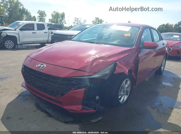 KMHLL4AG8MU162363 2021 HYUNDAI ELANTRA Красный Вид спереди