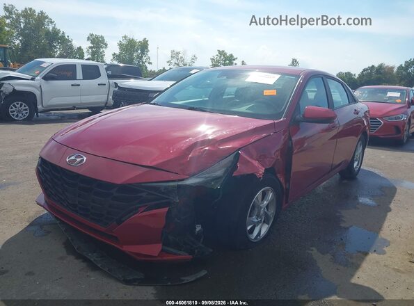 KMHLL4AG8MU162363 2021 HYUNDAI ELANTRA Красный Передняя левая четверть