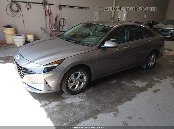 KMHLL4AG9PU546804 2023 HYUNDAI ELANTRA Silver წინა მარცხენა ხედი სამი მეოთხედიდან