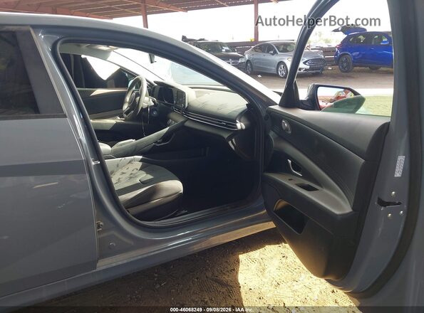 KMHLL4AGXNU303709 2022 HYUNDAI ELANTRA Gray წინა სალონის ხედი