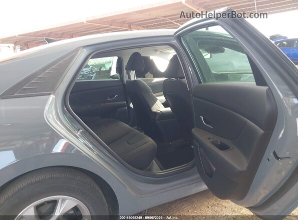 KMHLL4AGXNU303709 2022 HYUNDAI ELANTRA Gray VIN კოდის სტიკერის ხედი