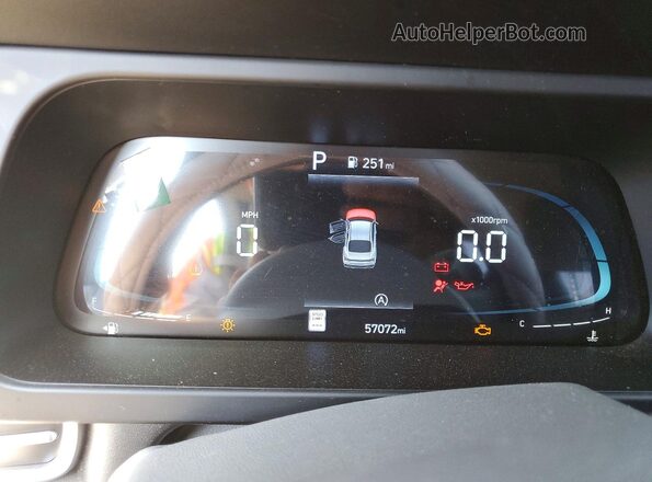 KMHLL4DG0RU666408 2024 HYUNDAI ELANTRA Silver Vista del cuadro de instrumentos