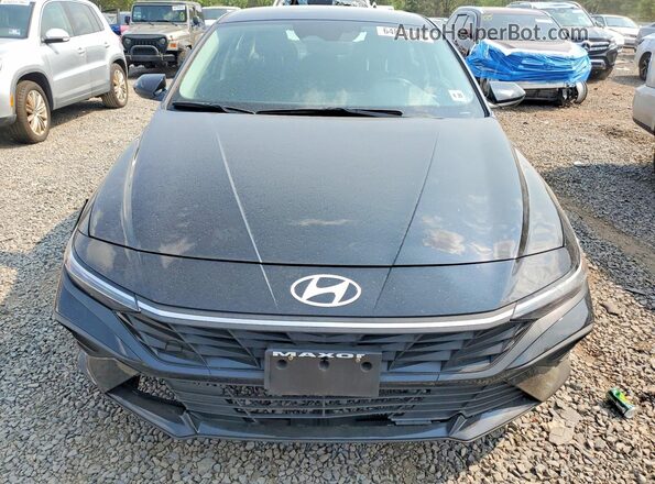 KMHLL4DG0RU689865 2024 HYUNDAI ELANTRA Black Դիմացի տեսք