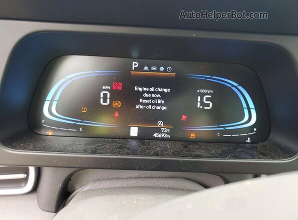 KMHLL4DG0SU898450 2025 HYUNDAI ELANTRA White Instrument cluster view
