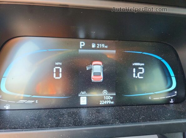 KMHLL4DG1SU040338 2025 HYUNDAI ELANTRA Gray ხელსაწყოთა პანელის ხედი