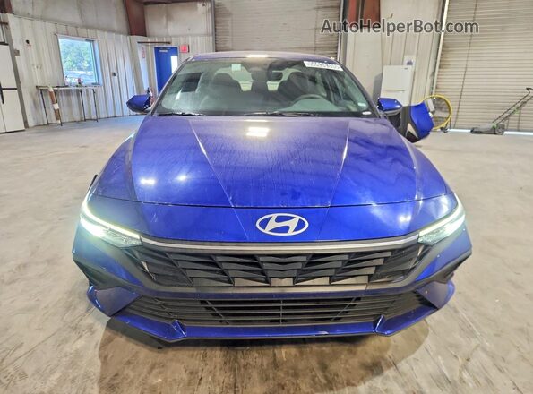 KMHLL4DG1SU888946 2025 HYUNDAI ELANTRA Blue Front view