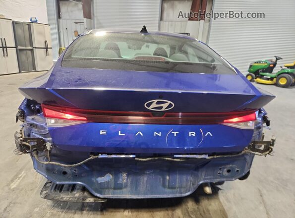 KMHLL4DG1SU888946 2025 HYUNDAI ELANTRA Blue 360 interior view