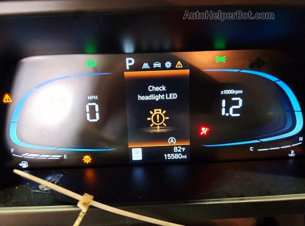 KMHLL4DG3SU070974 2025 HYUNDAI ELANTRA Белый Вид щитка приборов