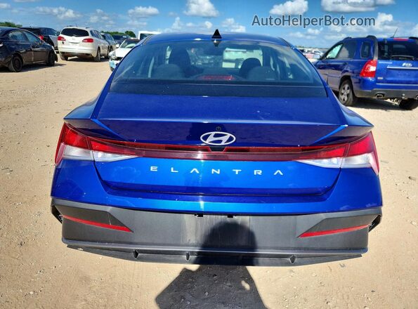 KMHLL4DG4SU025963 2025 HYUNDAI ELANTRA Blue უკანა ხედი