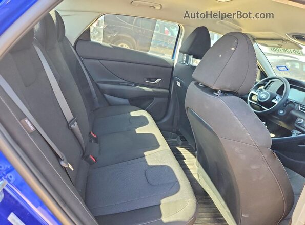 KMHLL4DG4SU025963 2025 HYUNDAI ELANTRA Blue უკანა სავარძლების ხედი