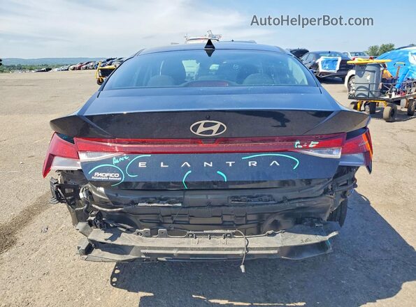 KMHLL4DG5SU992646 2025 HYUNDAI ELANTRA Black Հետևի տեսք