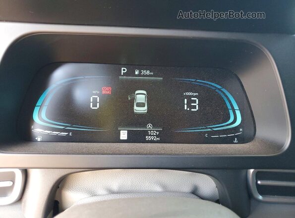 KMHLL4DG6TU178684 2026 HYUNDAI ELANTRA Gray Вид щитка приладів