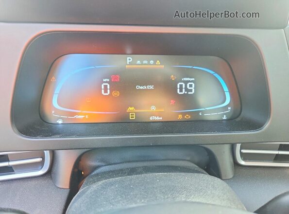 KMHLL4DG6TU204734 2026 HYUNDAI ELANTRA Black Instrument cluster view