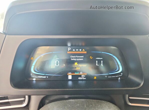 KMHLL4DG7RU801934 2024 HYUNDAI ELANTRA Gray Instrument cluster view