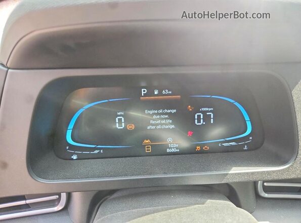 KMHLL4DG8SU014450 2025 HYUNDAI ELANTRA Red Вид щитка приладів