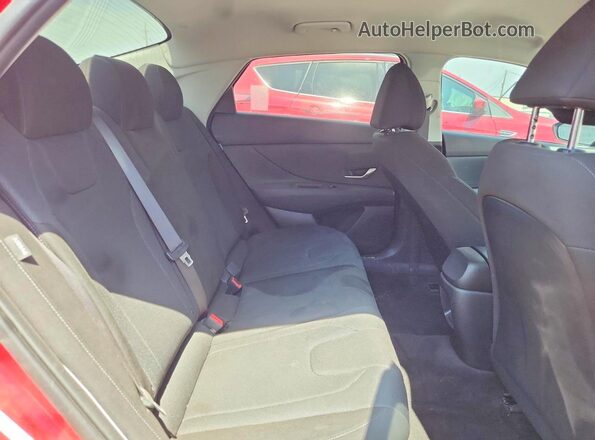 KMHLL4DG8SU014450 2025 HYUNDAI ELANTRA Red Вид задніх сидінь