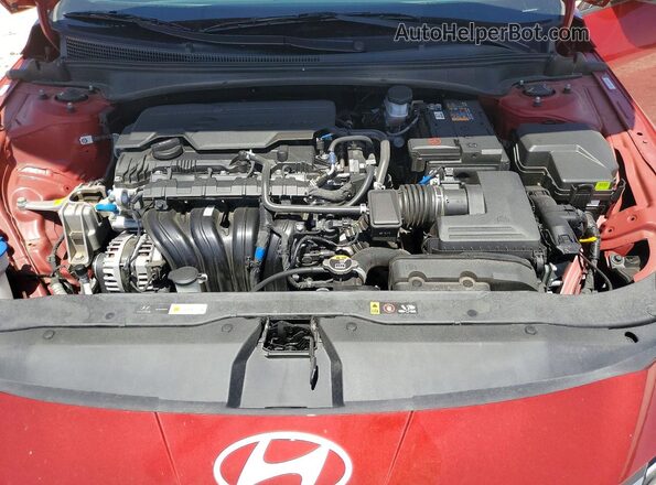 KMHLL4DG8SU957048 2025 HYUNDAI ELANTRA Red Widok wnętrza z tyłu