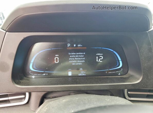 KMHLL4DG9RU763042 2024 HYUNDAI ELANTRA Blue Instrument cluster view