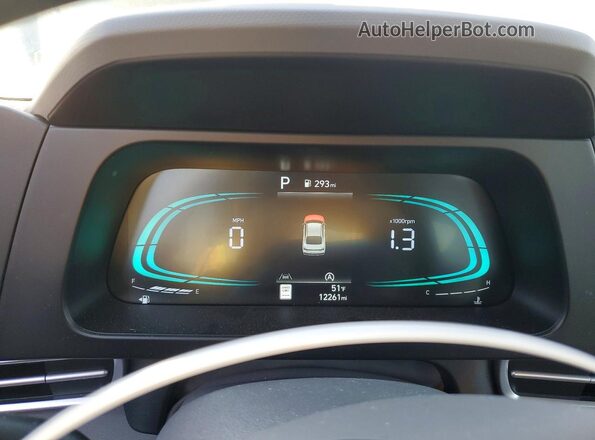 KMHLL4DG9RU825734 2024 HYUNDAI ELANTRA Black ხელსაწყოთა პანელის ხედი