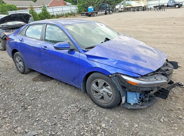 KMHLL4DGXRU763051 2024 HYUNDAI ELANTRA Blue Przód prawy