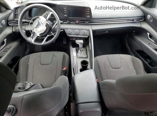 KMHLL4DGXRU763051 2024 HYUNDAI ELANTRA Blue Widok deski rozdzielczej