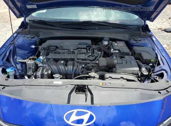 KMHLL4DGXSU041228 2025 HYUNDAI ELANTRA Синий Вид задней части салона