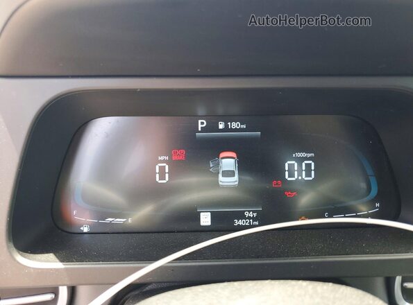 KMHLL4DGXSU041228 2025 HYUNDAI ELANTRA Синий Вид щитка приборов