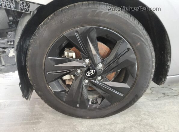 KMHLM4AG1MU068922 2021 HYUNDAI ELANTRA Silver Панорамний вид салону 360°