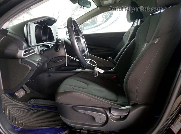KMHLM4AG1MU082741 2021 HYUNDAI ELANTRA Black Vista interior delantera