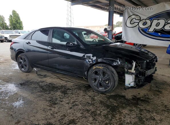 KMHLM4AG1MU082741 2021 HYUNDAI ELANTRA Black Delantero derecho