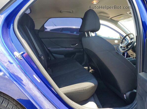 KMHLM4AG1NU323182 2022 HYUNDAI ELANTRA Синий Вид задних сидений