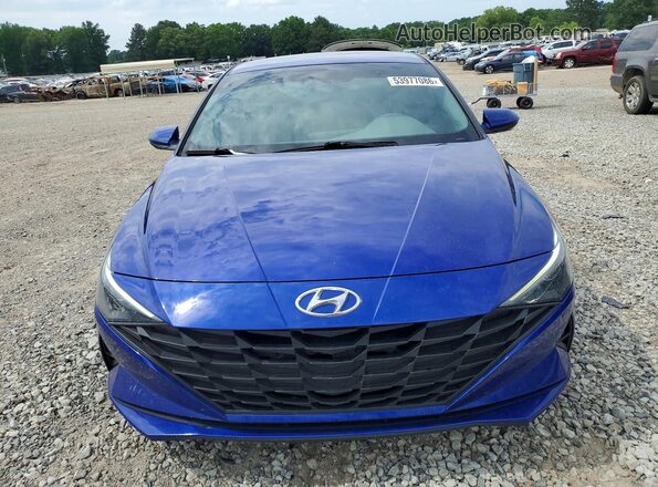 KMHLM4AG1PU439131 2023 HYUNDAI ELANTRA Blue Вид спереду