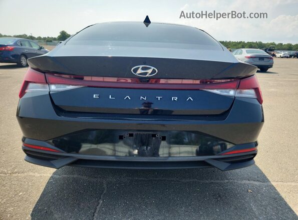 KMHLM4AG2MU148715 2021 HYUNDAI ELANTRA Black Rear view