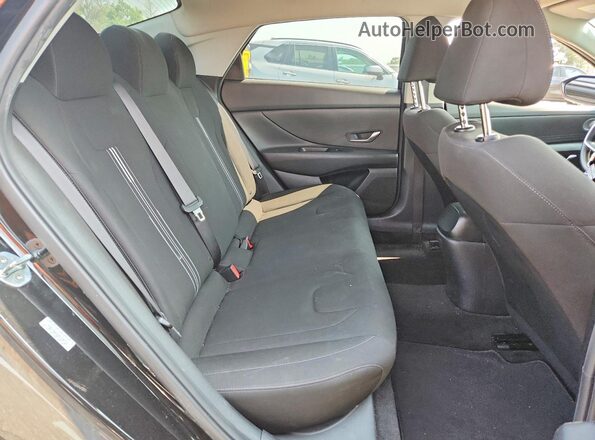 KMHLM4AG2MU148715 2021 HYUNDAI ELANTRA Black Rear seats view